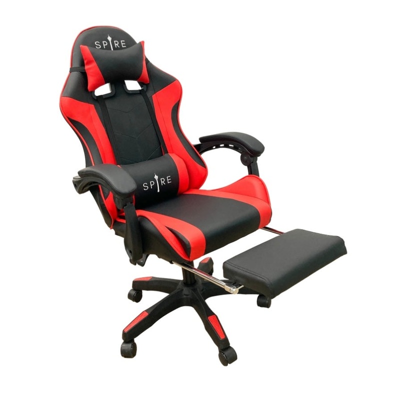 Spire Zinc Adjustable Gaming/Office Chair – Red and Black 813A