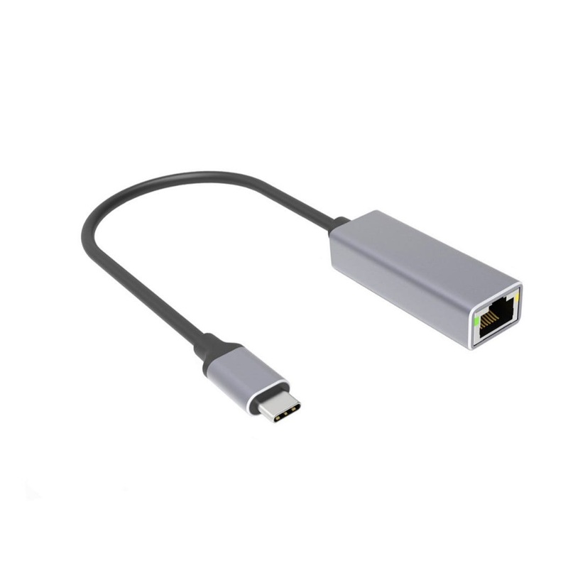 20cm USB 3.1 Type-C Male to Female Ethernet Adapter 005.001.1034