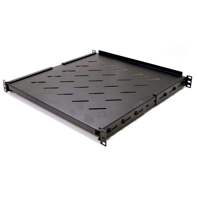 4Cabling 1RU Universal Fixed Shelf for Server Racks with Rail to Rail Depth up to 630mm 002.003.2089