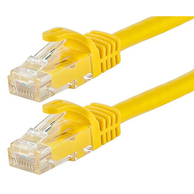 ASTROTEK CAT6 Cable 20m – Yellow Color Premium RJ45 Ethernet Network LAN UTP Patch Cord 26AWG-CCA V177-L-CBAT-RJ45YELU6-20M