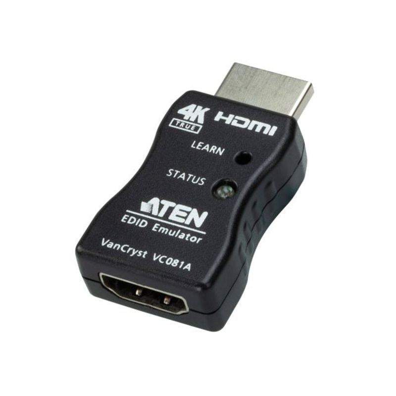 ATEN VC081A True 4K HDMI EDID Emulator Adapter, Superior video quality up to 3840 x 2160 @ 60Hz V177-L-KVA-VC-081A