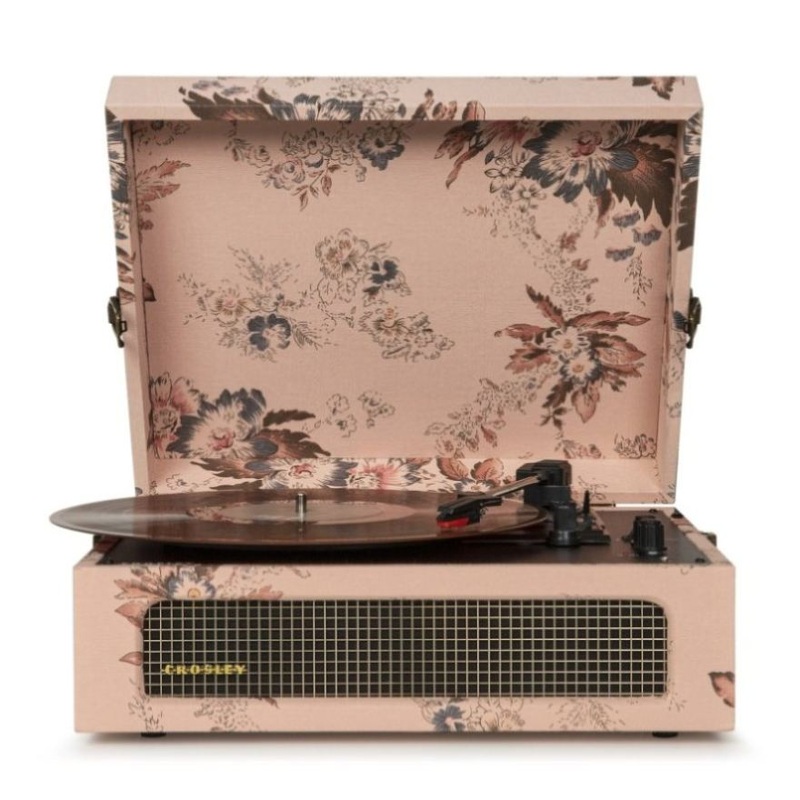 CROSLEY Crosley Voyager Floral – Bluetooth Portable Turntable V177-IW-CRIW8017B-FL4