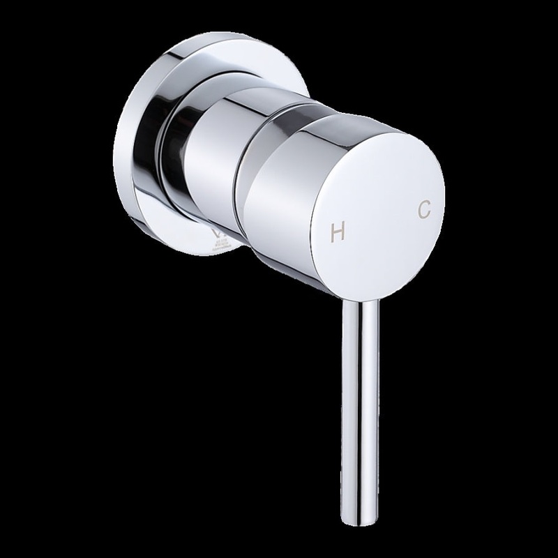 Single Round Shower Bath Mixer Tap Bathroom WATERMARK Approved V63-847921