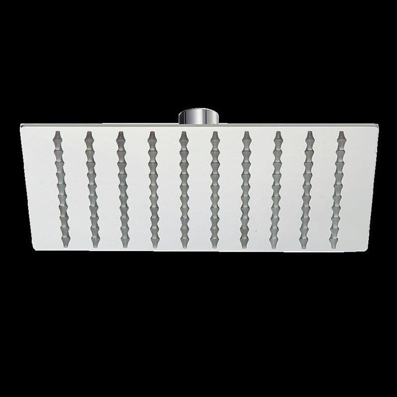 200mm Shower Head Square 304SS Polished Chrome Finish V63-826361