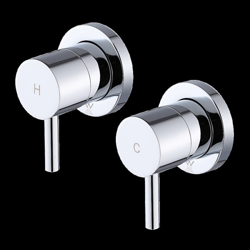 Bathroom Shower Bath Hot and Cold Mixer WATERMARK Certified in Chrome V63-847861