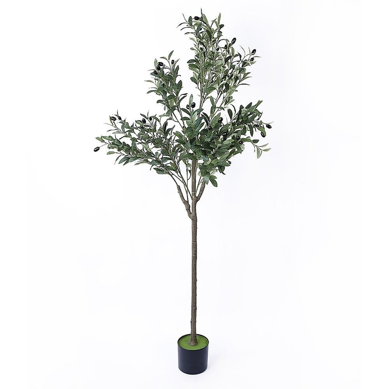 150cm Artificial Olive Tree Green Natural Tall Faux Lifelike V63-931361