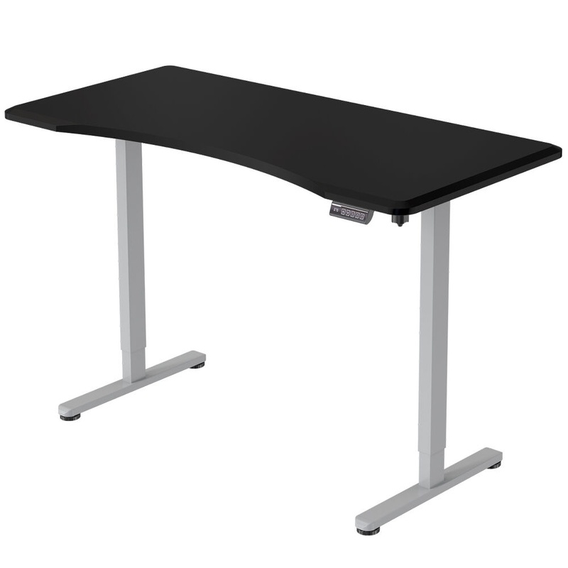 FORTIA Sit To Stand Up Standing Desk, 160x75cm, 72-118cm Electric Height Adjustable, Ergonomically V219-ADKASTFO6KSA