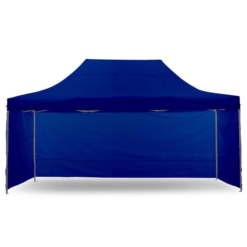 Gazebo Tent Marquee 3×4.5m PopUp Outdoor Wallaroo Blue GAZ-POP-3X45-BU