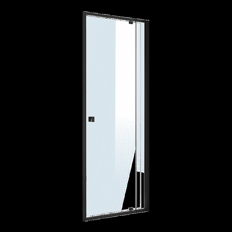 Adjustable Semi Frameless Shower Screen x 195cm Australian Safety Glass V63-824451