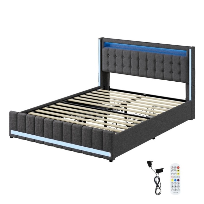 Levede Double Bed Frame BF1068-D