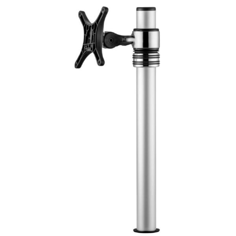 Atdec Single Monitor Short Arm Mount on Post. Inspected by MMT technical team product is in as new 13AF-M-P-NQR