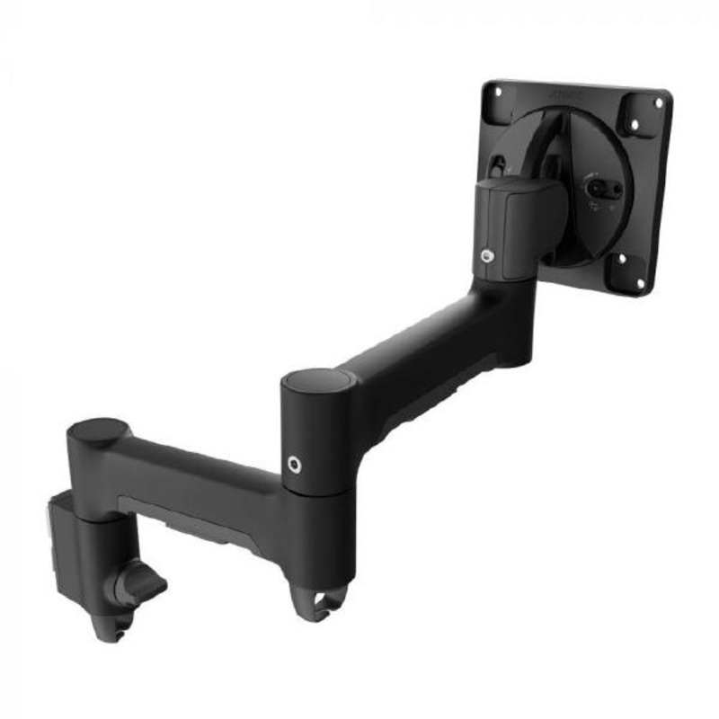 Atdec AWM-A46T 460mm Medium Swing Monitor Arm, Adjustable Tilt and Pan, Black 13AWM-A46T-B