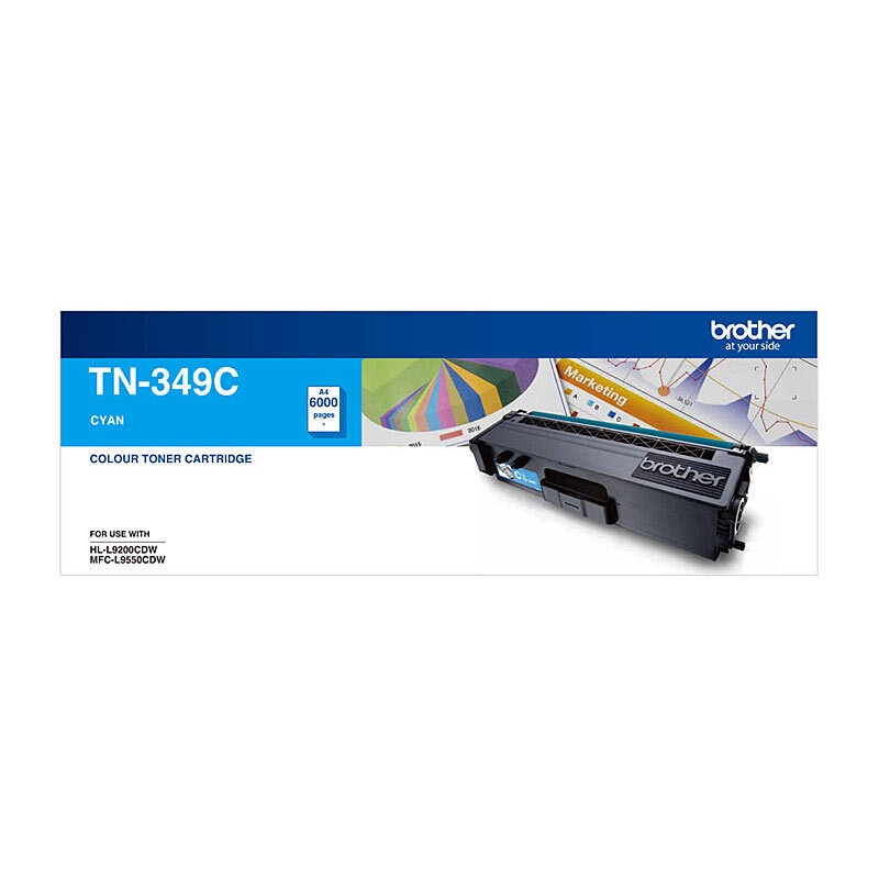Brother TN349 Cyan Toner Cart DS-BN349C