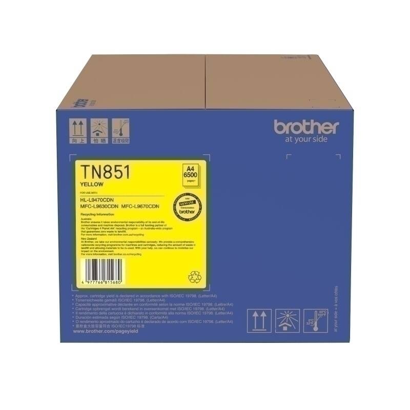 Brother TN851 Yell Toner Cart DS-BN851Y