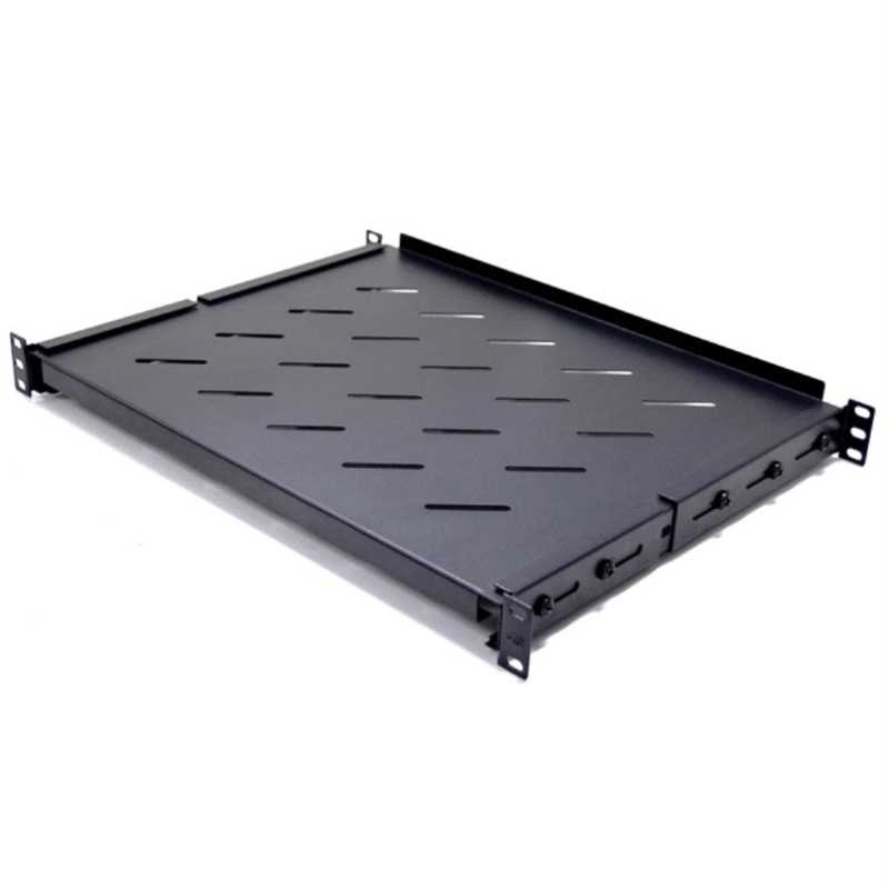 4Cabling 1RU Universal Fixed Shelf for Server Racks with Rail to Rail Depth up to 470mm 002.003.2088