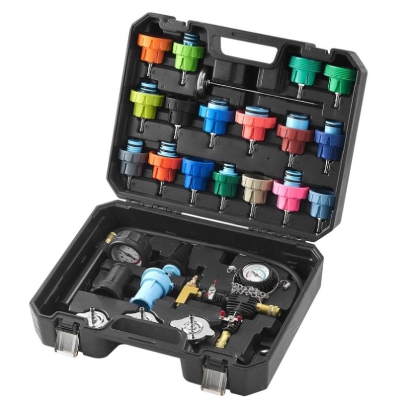 VEVOR 28 pcs Universal Radiator Pressure Tester Kit, Coolant Pressure Tester Kit with Manual Pump V952-SRQLQYYLCSY29E5NUV0