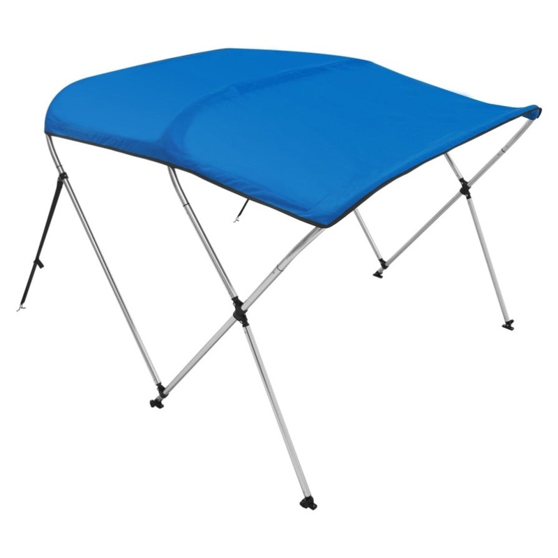 VEVOR 3 Bow Bimini Top Boat Cover, 900D Polyester Canopy with 1 Aluminum Alloy Frame, Waterproof V952-3GCYZYP6L616QR5XQV0