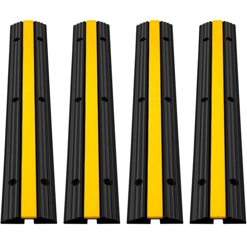 VEVOR Cable 18000lbs Single Channel Rubber Cable Hose 4 Pack Cable Hose V952-4JTDCGXB000000001V0