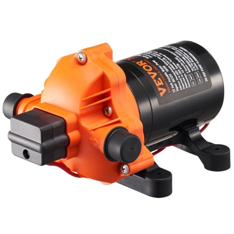 VEVOR Diaphragm Pump 3.5GPM 13.25L/min 3-Chamber Water Pump Pressure Switch V952-12VYYSB3Q35G3N0DNV9
