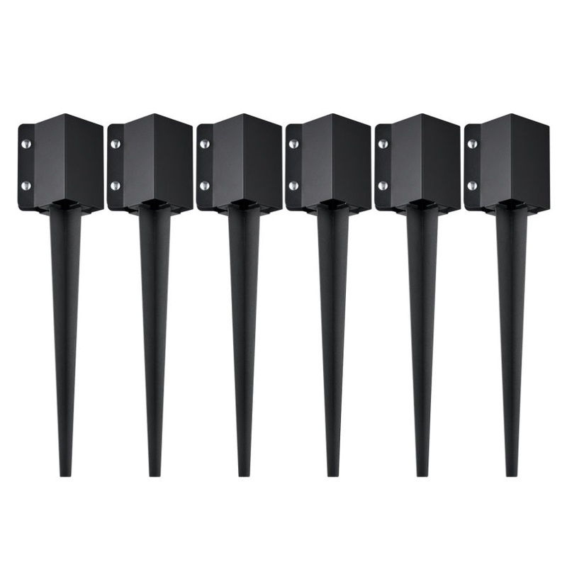 VEVOR Fence Post Anchor Ground Spike 6 Pack 24 x 4 x 4 In Metal Fence Stakes V952-FXDD35YC24YCUQSQCV0