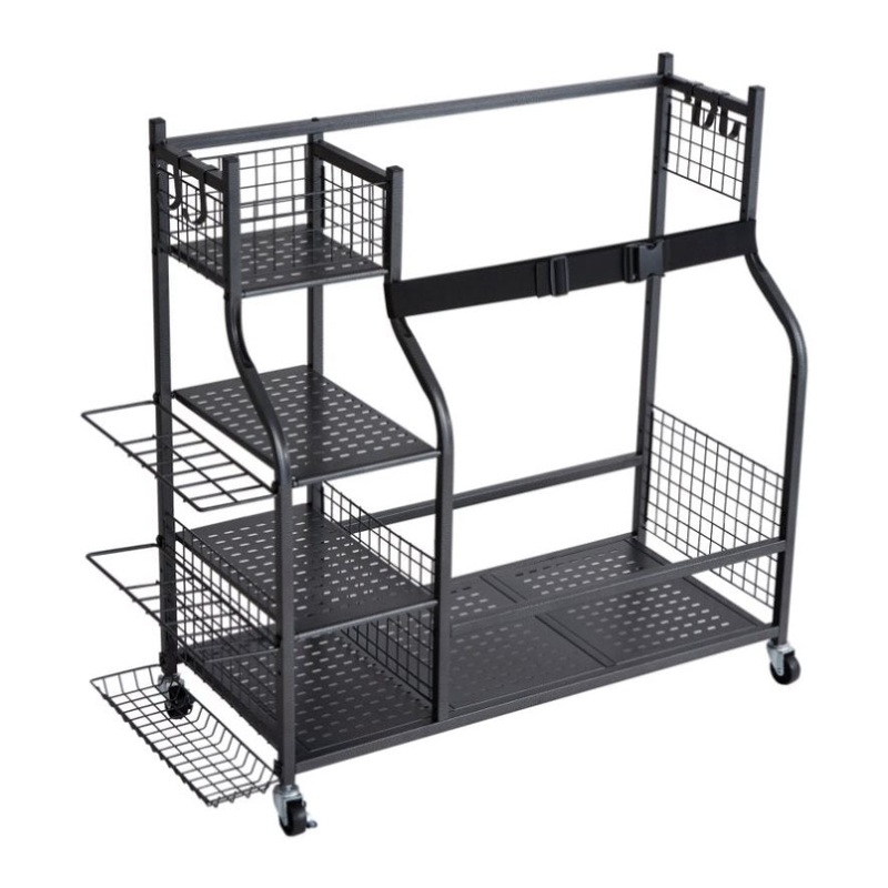 VEVOR Golf Storage Garage Organizer, 2 Golf Bag Stand Holder and Other Sports Equipment Storage V952-GEFSNJHSS4G25AL4YV0