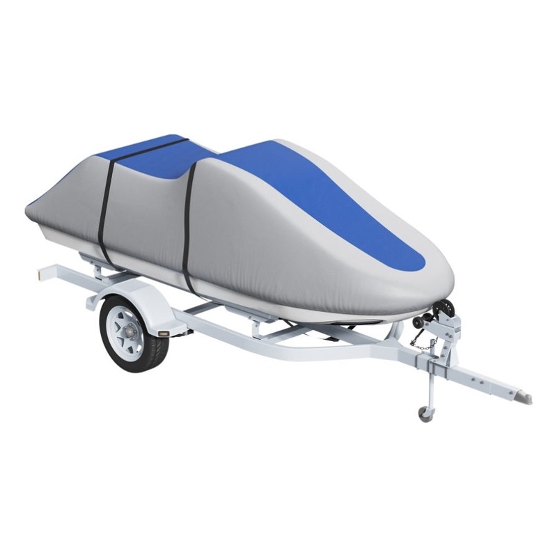 VEVOR Jet Ski Cover 320-342 cm Trailerable Waterproof PWC Cover, Heavy-duty 600D Marine Grade PU V952-MTTZ600D1261S5O7FV0
