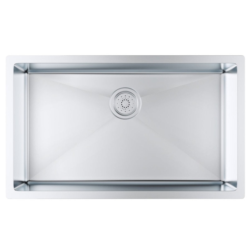 VEVOR Kitchen Sink, 304 Stainless Steel Drop-In Sinks, Undermount Single Bowl Basin with V952-QRSSCTXPDCY30ZB7SV0