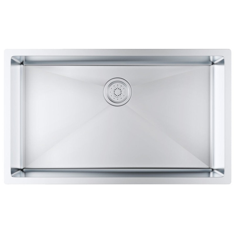 VEVOR Kitchen Sink, 304 Stainless Steel Drop-In Sinks, Undermount Single Bowl Basin with V952-QRSSCTXPDCY32WYR7V0