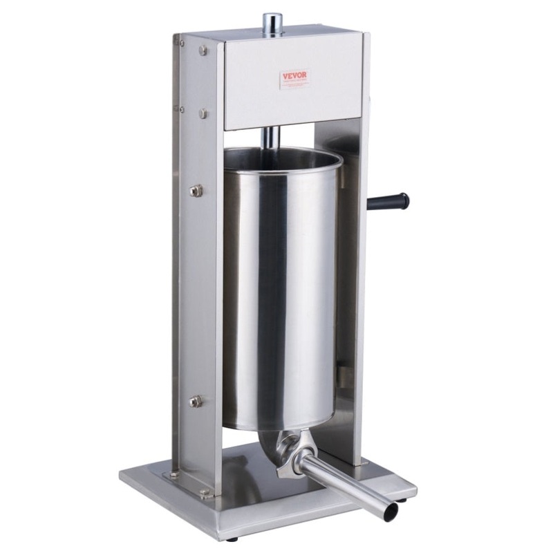 VEVOR Manual Sausage Stuffer 15 L Vertical Sausage Machine 304 Stainless Steel V952-SDLSBXGGCJ155Q4DYV0