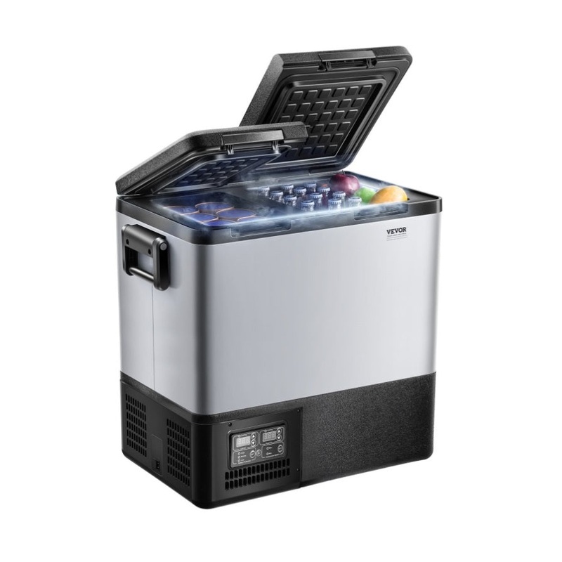 VEVOR Portable Car Refrigerator Freezer Compressor 55L Dual Zone for Car Home V952-WLCZBXX55LSM46682V3