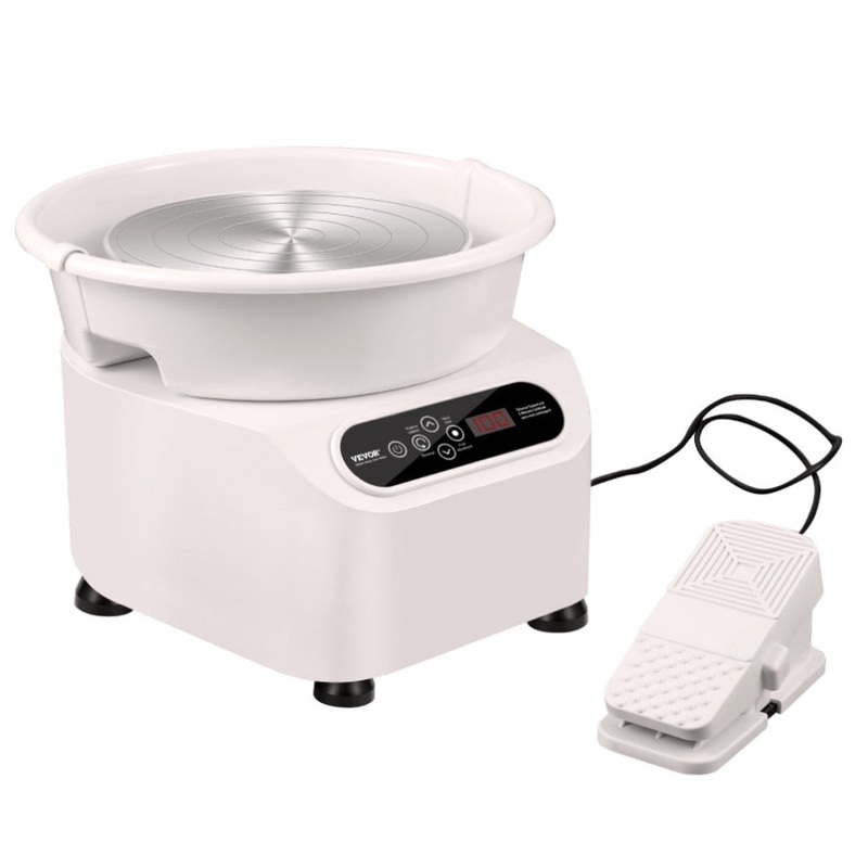 VEVOR Pottery Wheel, 11 inch Pottery Forming Machine, 350W Electric Wheel for Pottery with Foot V952-ZQLPJXS11YC3GD3ZZV3
