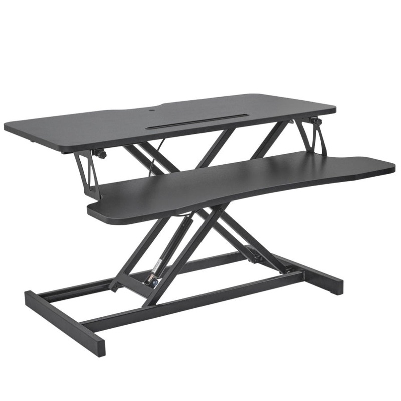 VEVOR Standing Desk Converter, Two-Tier Stand up Desk Riser, 800 mm Large Sit to Stand Desk V952-ZMSJTSDXSX315ZZZAV0