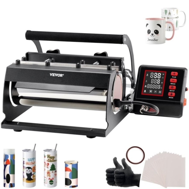 VEVOR Tumbler Heat Press Machine 11-30oz Mug Press Sublimation Tumblers Black V952-SDKKBJAYAJCXRKZW2V3