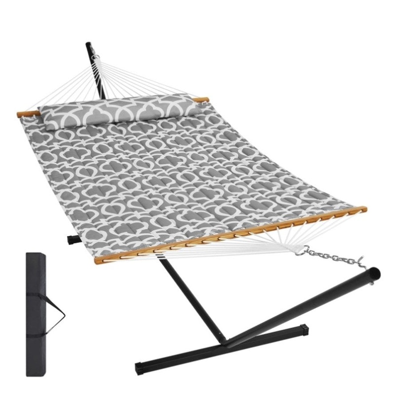 VEVOR Two Person Hammock with Stand Included Heavy Duty 480lb Capacity, Double Hammock with 12 FT V952-HFDCHBSXHWTXK34ZTV0