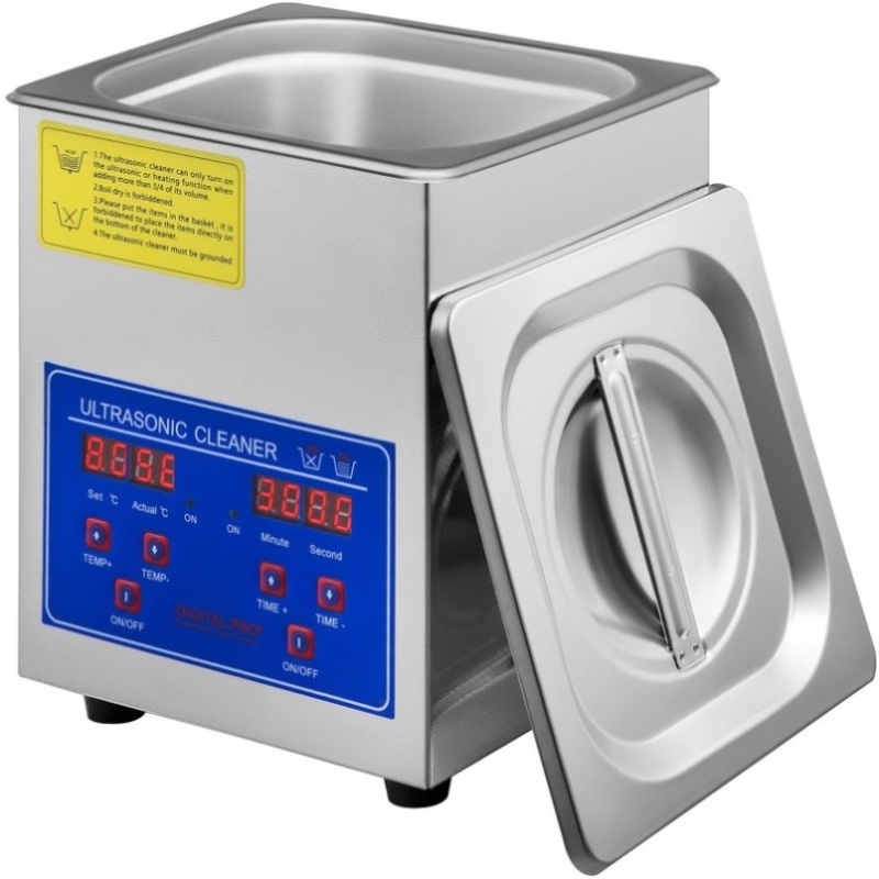 Vevor Ultrasonic Cleaner 1.3 L Ultrasonic Parts Cleaner with Heater Timer, V952-QXJ1.3LCSB0000001V3