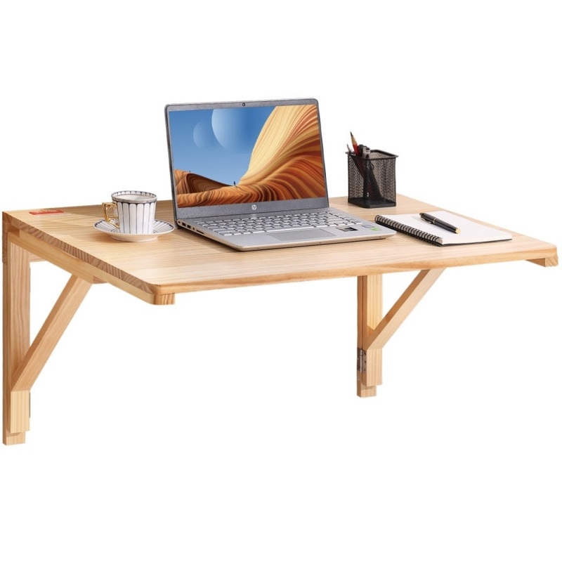 VEVOR Wall Mounted Folding Table, Wall Mounted Drop Leaf Tables, Solid Wood Floating Desk for V952-FDBGZSMDB000O92SXV0