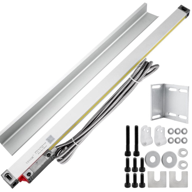 VEVOR 1 Axis Lathe Linear Scale 550mm with Accuracy 0.0002 Optical Length Precision Linear Scale V952-GSC550MMDC0000001V0