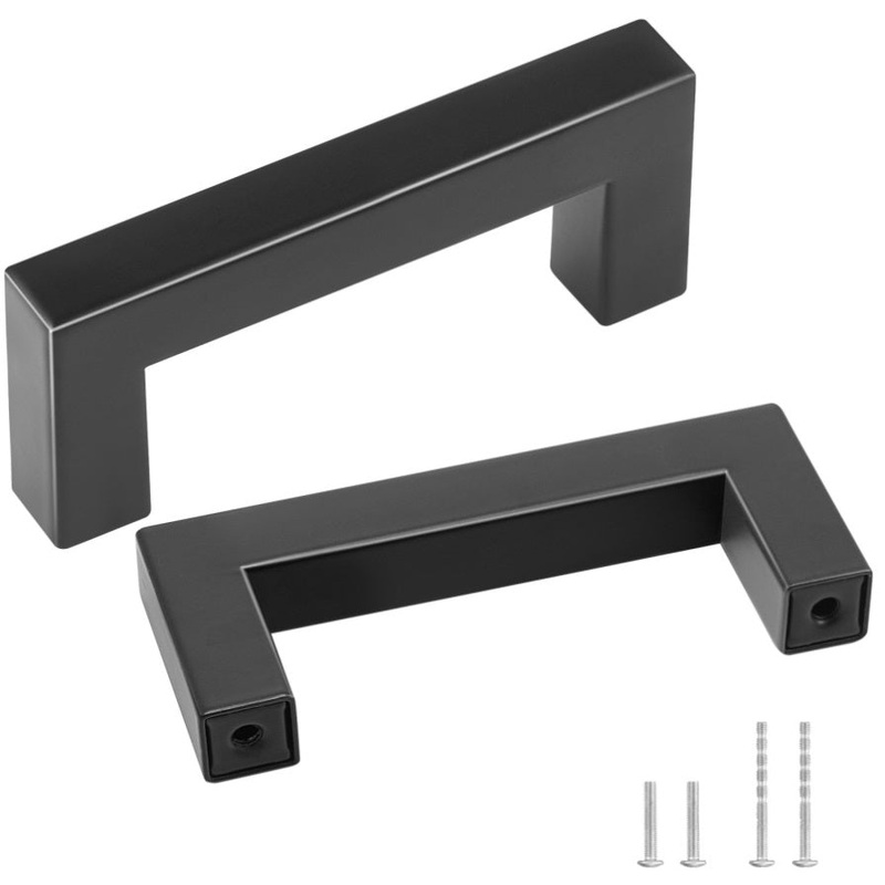 VEVOR 30 Pack Cabinet Pulls, 3in / 76mm Center to Center Slim Square Kitchen Cabinet Drawer, V952-CJLSBXGPS30PMEPXWV0