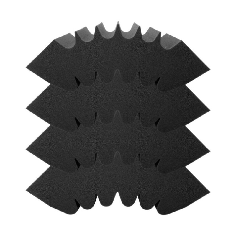 VEVOR Acoustic Foam Panels 4 Pack 16.5 x 6.3 x 12 in Adhesive for Wall Ceiling V952-ZZSPMBHSL165BV9YJV0