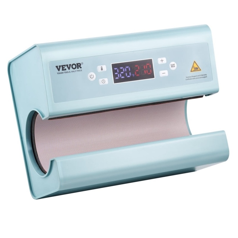 VEVOR Auto Tumbler Heat Press Machine 325-887 ml Sublimation Mug Heat Press Blue V952-ZNKBJ30OZSLLL8371V3