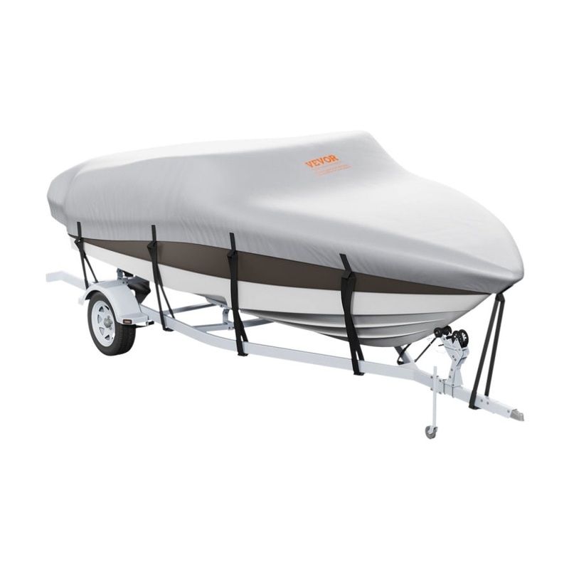 VEVOR Boat Cover 600D Waterproof 23-24 ft Boat Cover V-Hull Tri-Hull Runabout V952-TYCZ600D2324S51Q4V0