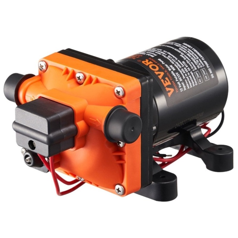 VEVOR Diaphragm Pump 3GPM 11.36 L/min 4-Chamber Water Pump Pressure Switch V952-12VYYSB4Q30GNDLZ6V9