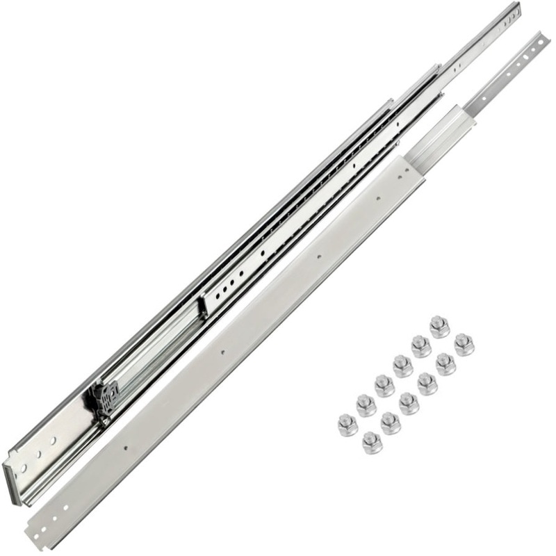 VEVOR Drawer Slide Soft Close Drawer 1Pair 48 Ball Bearing Full Extension 500lb V952-CTDGBYCW500482ELXV0