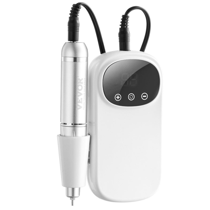 VEVOR Electric Rechargeable Nail Drill, 35,000RPM Portable Cordless Nail E File Machine, LCD-Display V952-CDSMJDMJBXSZQW53MV9