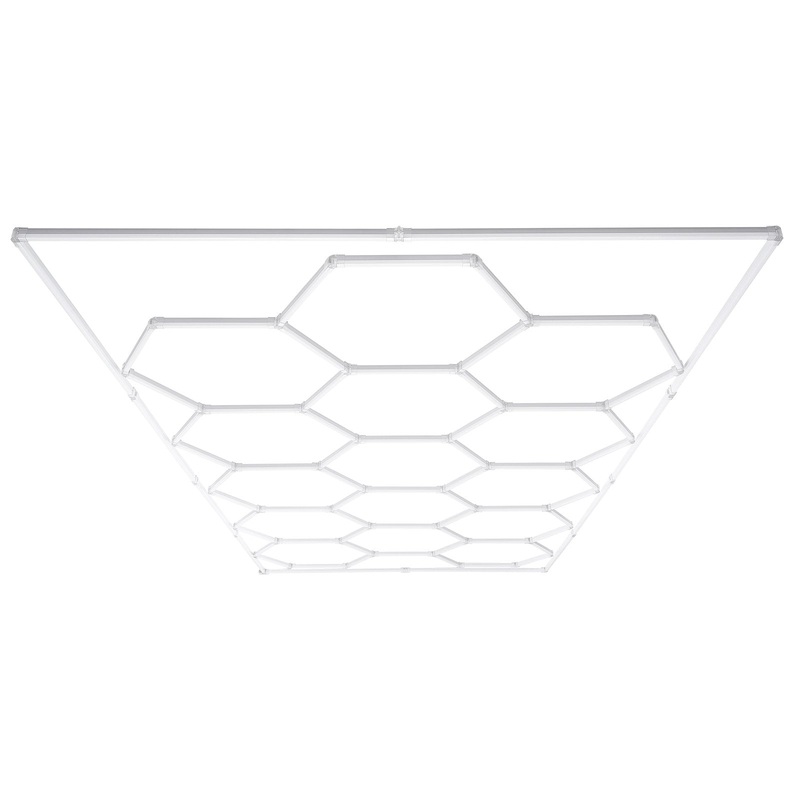 VEVOR Hexagon Garage Lights 66300LM 15 Grids Honeycomb LED Shop Ceiling Light V952-PJXCKDBSLBX6VPB5YV3