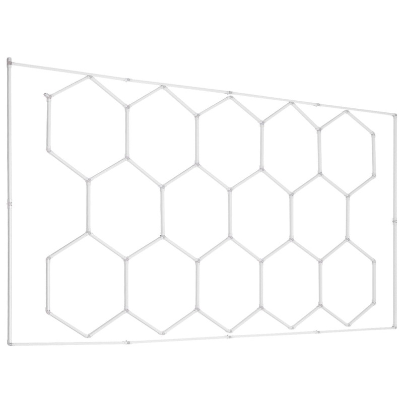 VEVOR Hexagon Garage Lights 86400LM 5 Grid Honeycomb LED Shop Ceiling Light V952-PJXCKDBSLBX8QPB8PV3