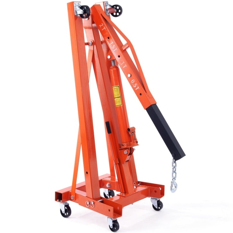 VEVOR Hydraulic Engine Hoist with Lever, 2000KG Heavy-duty Cherry Picker Shop, Foldable Engine V952-ZDSFDJQZJCJH2V44JV0