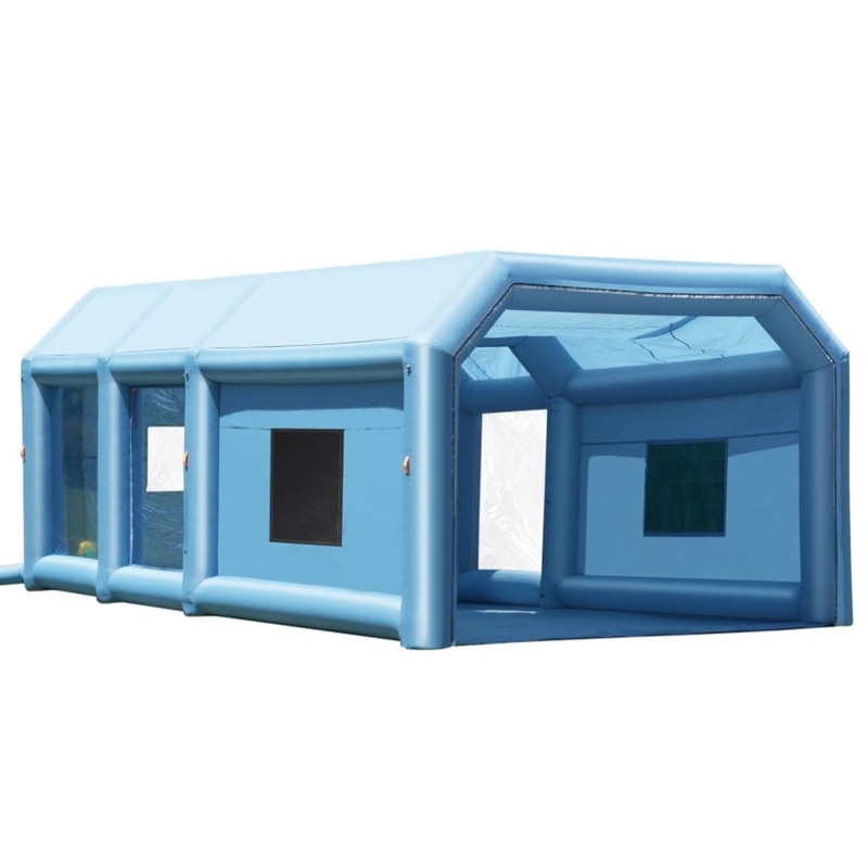 VEVOR Inflatable Paint Booth 23×13.1x9ft Inflatable Spray Booth 750W+480W Blower V952-CQSPQFLSKCGLKCDG9V3