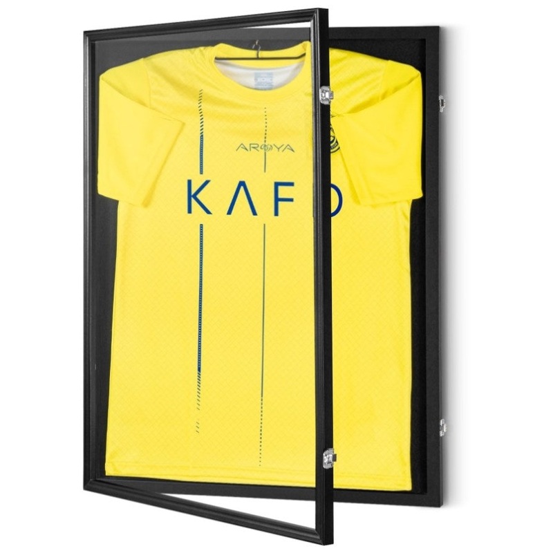 VEVOR Jersey Display Frame Case, 590 x 790 x 40 mm, Large Lockable Sport Jersey Shadow Box with 98% V952-QYZSKJZX233356UORV0