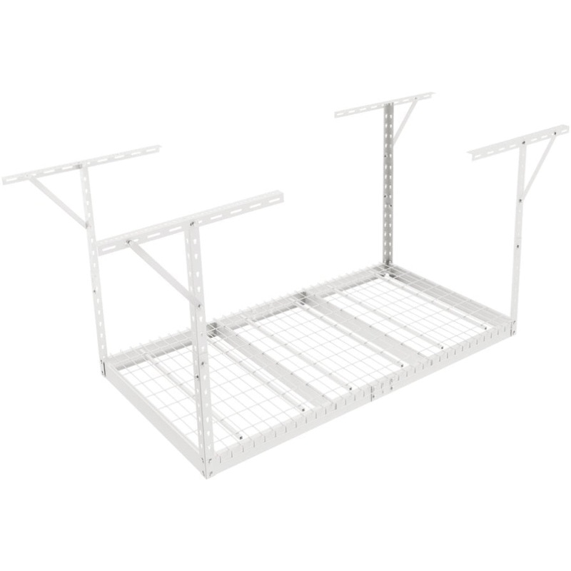 VEVOR Overhead Adjustable Garage Storage Rack 36x72in Ceiling Rack 550lbs White V952-CKTHBCWJZBS36XGFYV0